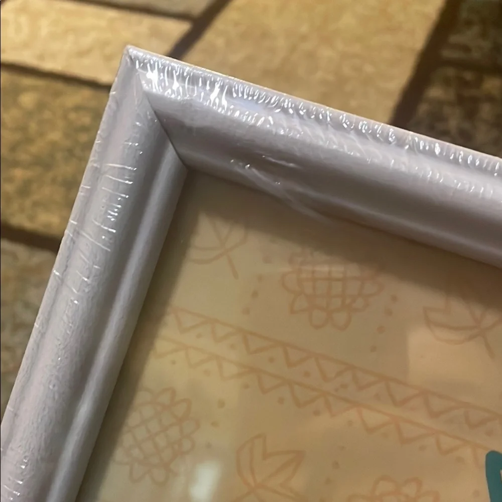 Vintage Disney Pocahontas White Photo Frame - Character Themed Home Accent